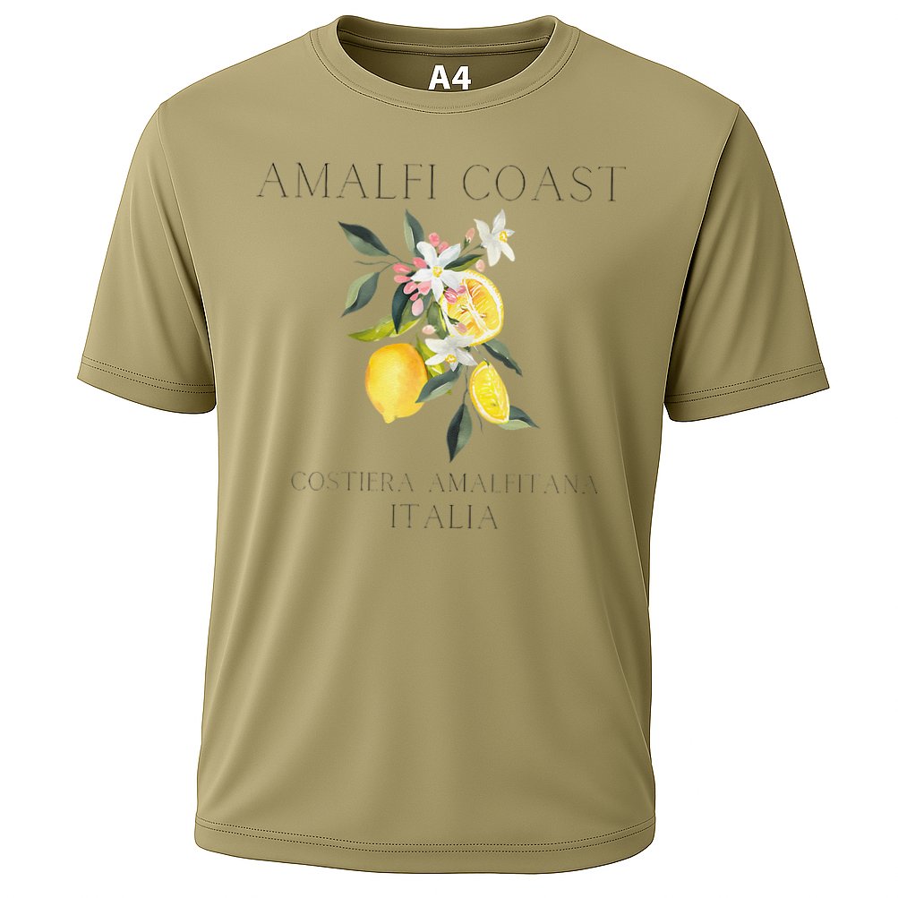 Amalfi Coast Lemons Amalfiana Italy Cooling Performance Crew T-Shirt