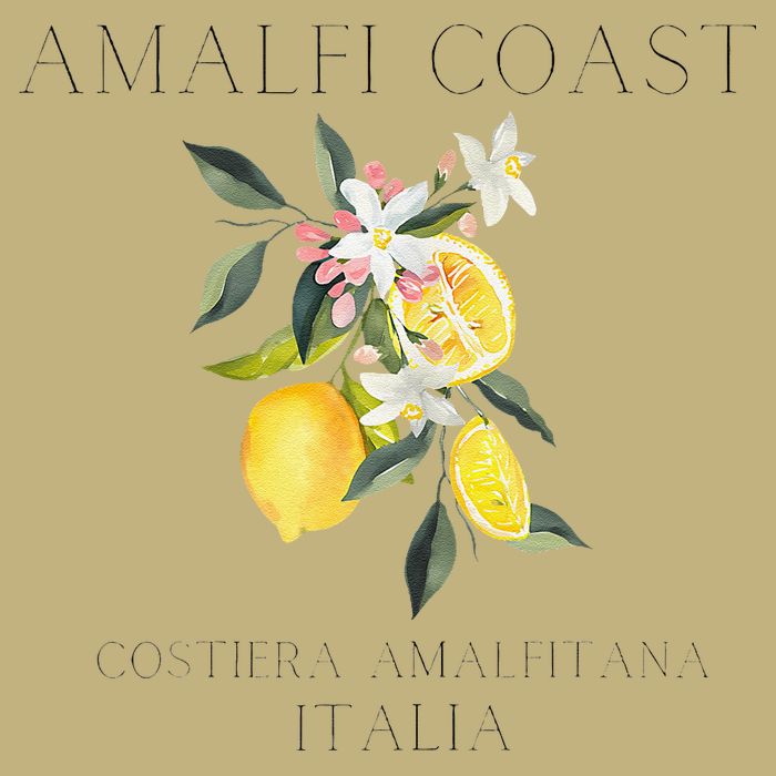 Amalfi Coast Lemons Amalfiana Italy Cooling Performance Crew T-Shirt