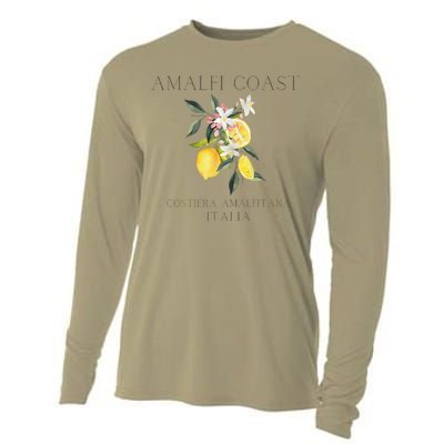 Amalfi Coast Lemons Amalfiana Italy Cooling Performance Long Sleeve Crew