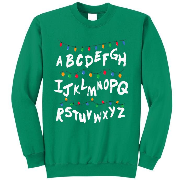 Alphabet Christmas Lights Stranger Sweatshirt