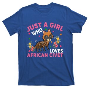 African Civet Lover Just A Who Loves African Civet Gift T-Shirt