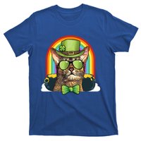 Abyssinian Cat Leprechaun Funny St Patricks Day Funny Gift T-Shirt