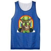 Abyssinian Cat Leprechaun Funny St Patricks Day Funny Gift Mesh Reversible Basketball Jersey Tank