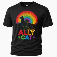 Ally Cat LGBT Pride Ally Cat With Rainbow Performance Shirt