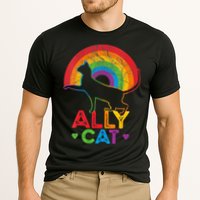 Ally Cat LGBT Pride Ally Cat With Rainbow Performance Shirt