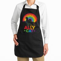 Ally Cat LGBT Pride Ally Cat With Rainbow Apron
