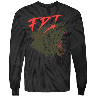 Anti-Trump Cat Ladies Foxtrot Deltas Tangos Feminist Tie-Dye Long Sleeve Shirt