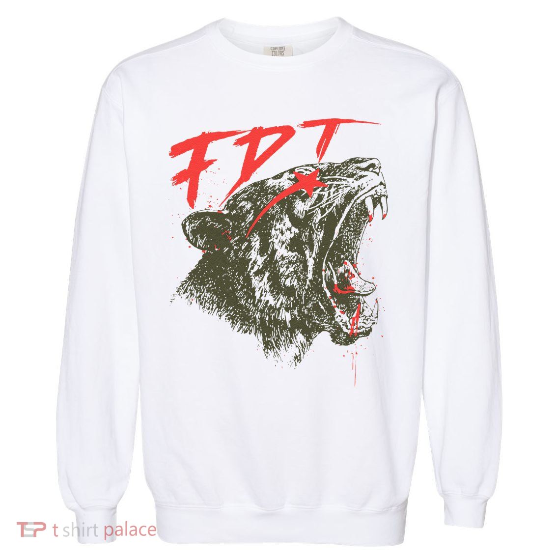 Anti-Trump Cat Ladies Foxtrot Deltas Tangos Feminist Garment-Dyed Sweatshirt