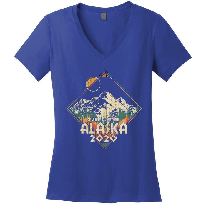 Alaska Cruise Line 2020 Cruisin Together Alaskan Adventure Gift Women's V-Neck T-Shirt