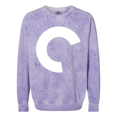 Aqua Criterion Logo Colorblast Crewneck Sweatshirt