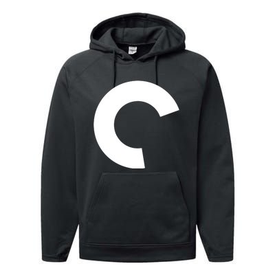 Aqua Criterion Logo Performance Fleece Hoodie