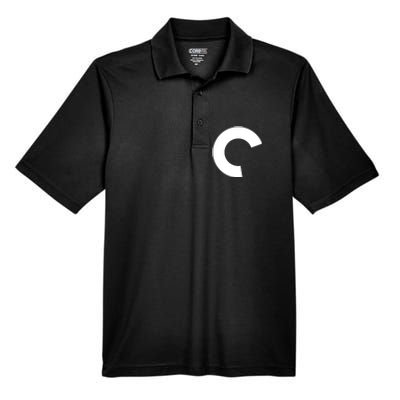 Aqua Criterion Logo Men's Origin Performance Pique Polo