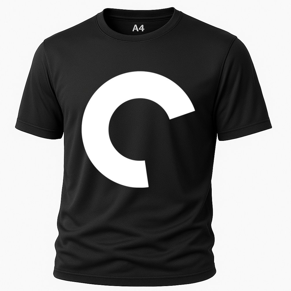 Aqua Criterion Logo Cooling Performance Crew T-Shirt