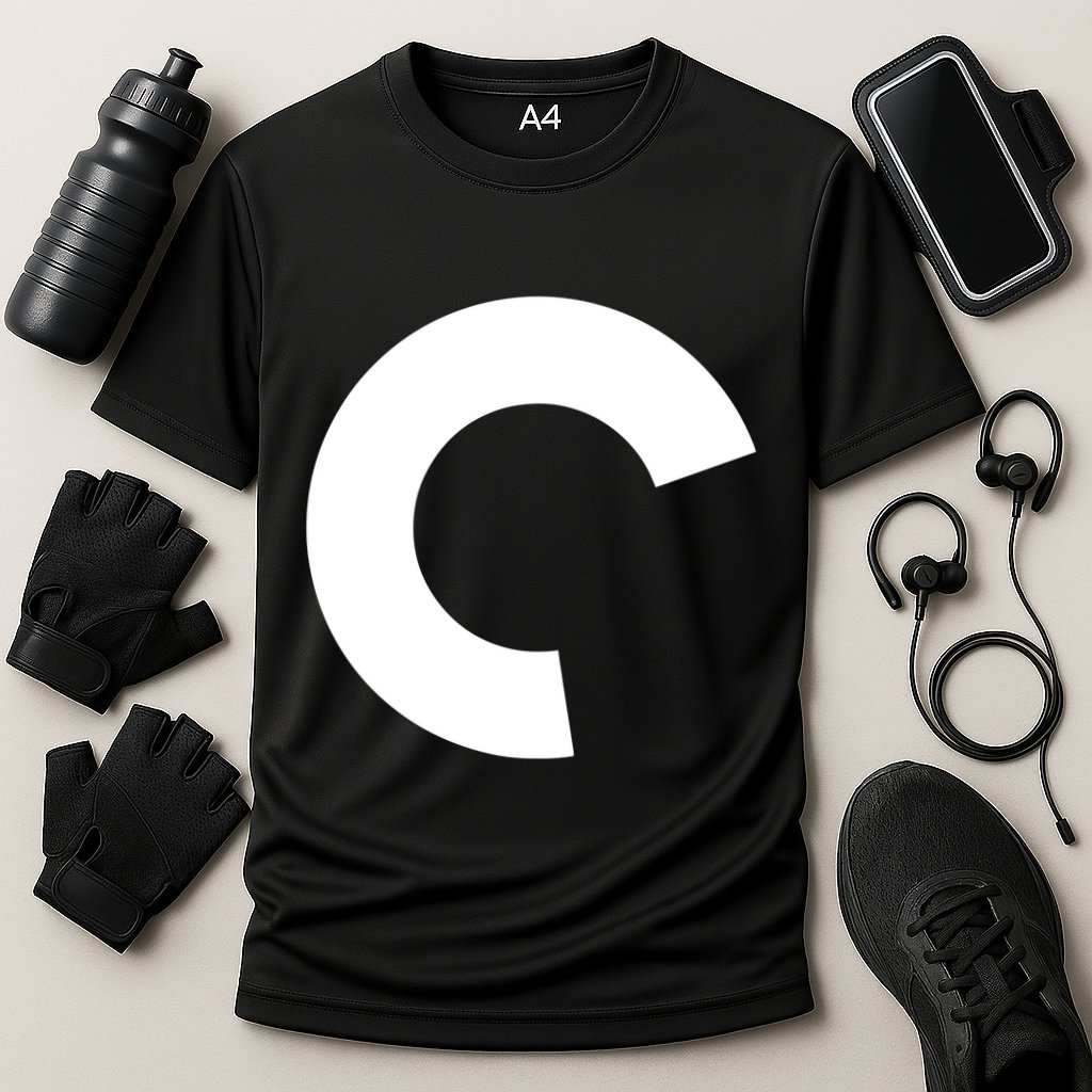 Aqua Criterion Logo Cooling Performance Crew T-Shirt