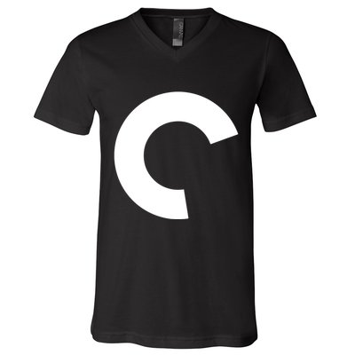 Aqua Criterion Logo V-Neck T-Shirt