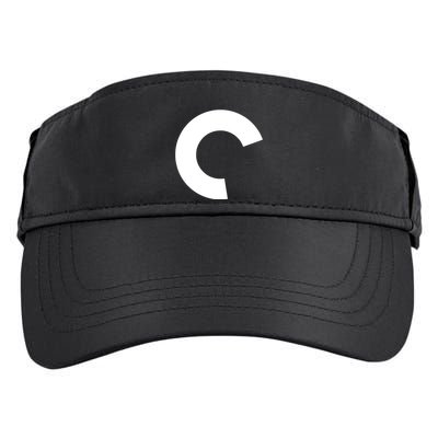 Aqua Criterion Logo Adult Drive Performance Visor
