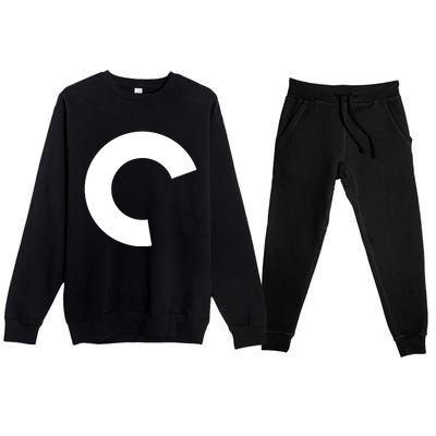 Aqua Criterion Logo Premium Crewneck Sweatsuit Set