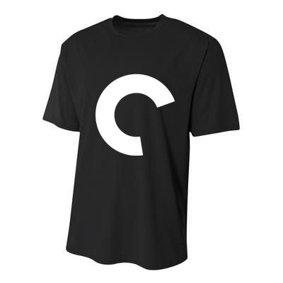 Aqua Criterion Logo Youth Performance Sprint T-Shirt
