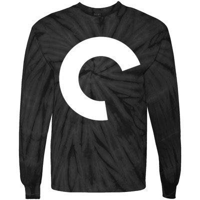 Aqua Criterion Logo Tie-Dye Long Sleeve Shirt