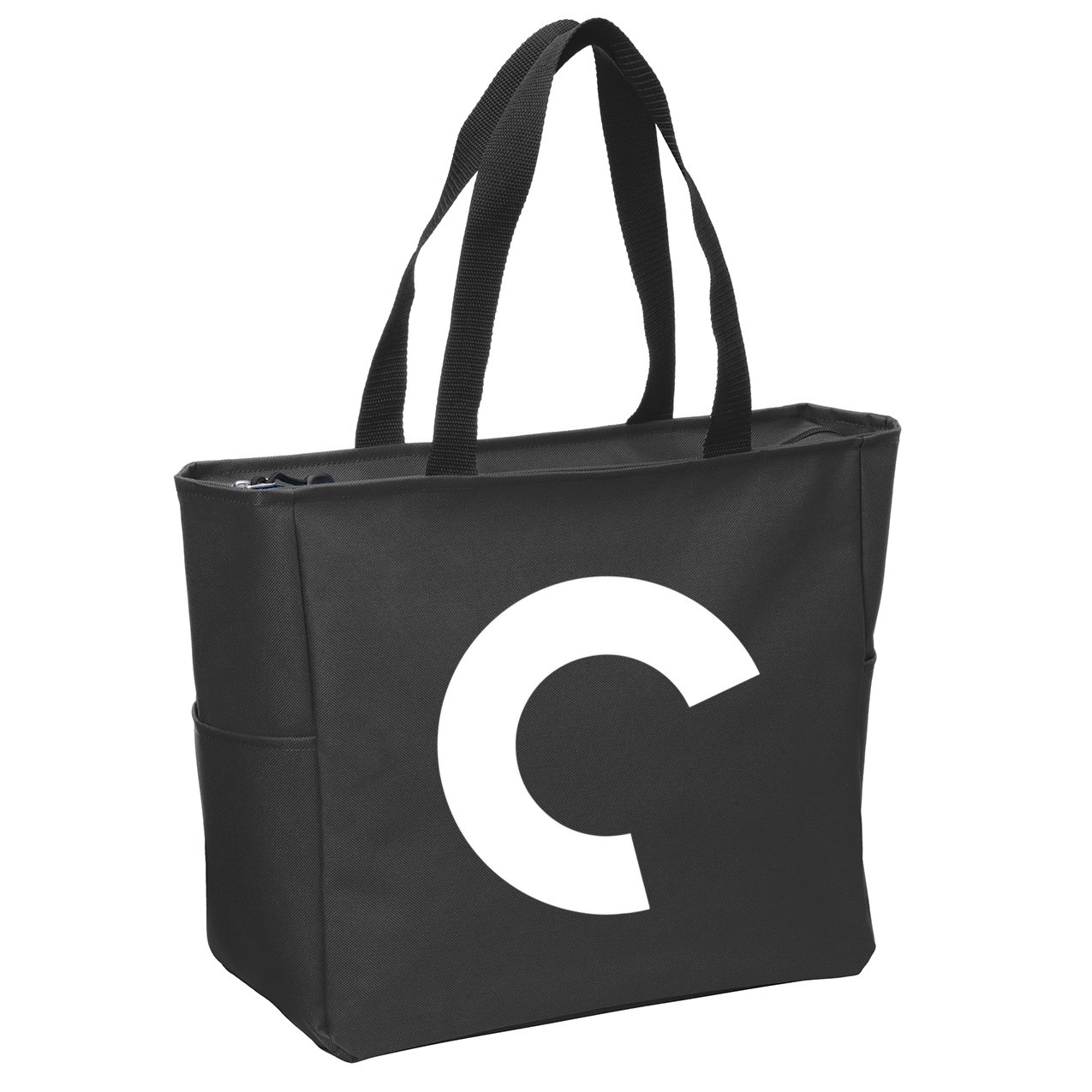 Aqua Criterion Logo Zip Tote Bag