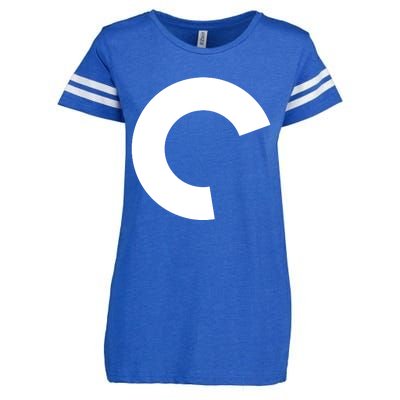 Aqua Criterion Logo Enza Ladies Jersey Football T-Shirt