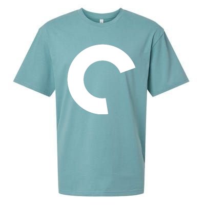 Aqua Criterion Logo Sueded Cloud Jersey T-Shirt