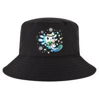 Axolotl Christmas Lights Xmas Tree Pajamas Cool Comfort Performance Bucket Hat