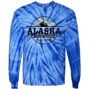 Alaska Cruise Last Frontier Family Group Trip Gift Tie-Dye Long Sleeve Shirt