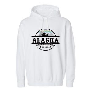 Alaska Cruise Last Frontier Family Group Trip Gift Garment-Dyed Fleece Hoodie