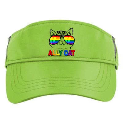 Ally Cat LGBT Pride Adult Drive Performance Visor