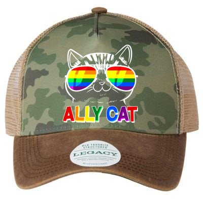 Ally Cat LGBT Pride Legacy Tie Dye Trucker Hat