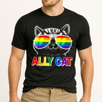 Ally Cat LGBT Pride Cooling Performance Crew T-Shirt