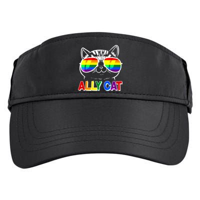 Ally Cat LGBT Pride Adult Drive Performance Visor