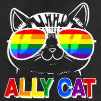 Ally Cat LGBT Pride Adult Drive Performance Visor