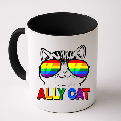 Ally Cat LGBT Pride Mug