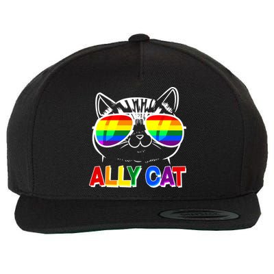 Ally Cat LGBT Pride Wool Snapback Cap