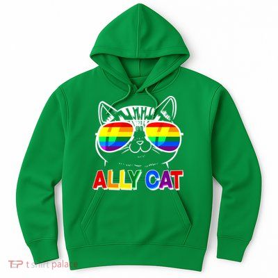 Ally Cat LGBT Pride Hoodie