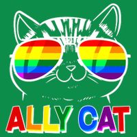 Ally Cat LGBT Pride Tall T-Shirt