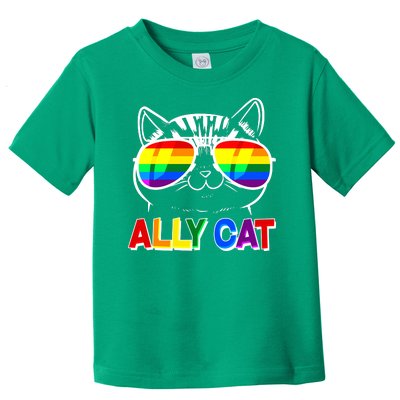 Ally Cat LGBT Pride Toddler T-Shirt