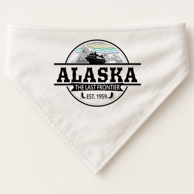 Alaska Cruise Last Frontier Family Group Trip Great Gift USA-Made Doggie Bandana