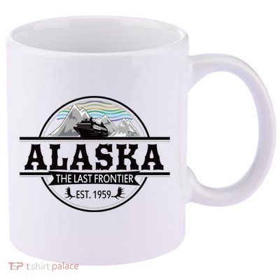 Alaska Cruise Last Frontier Family Group Trip Great Gift 11oz C Handle Ceramic Mug