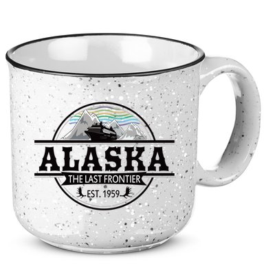 Alaska Cruise Last Frontier Family Group Trip Great Gift 15oz Campfire Ceramic Mug