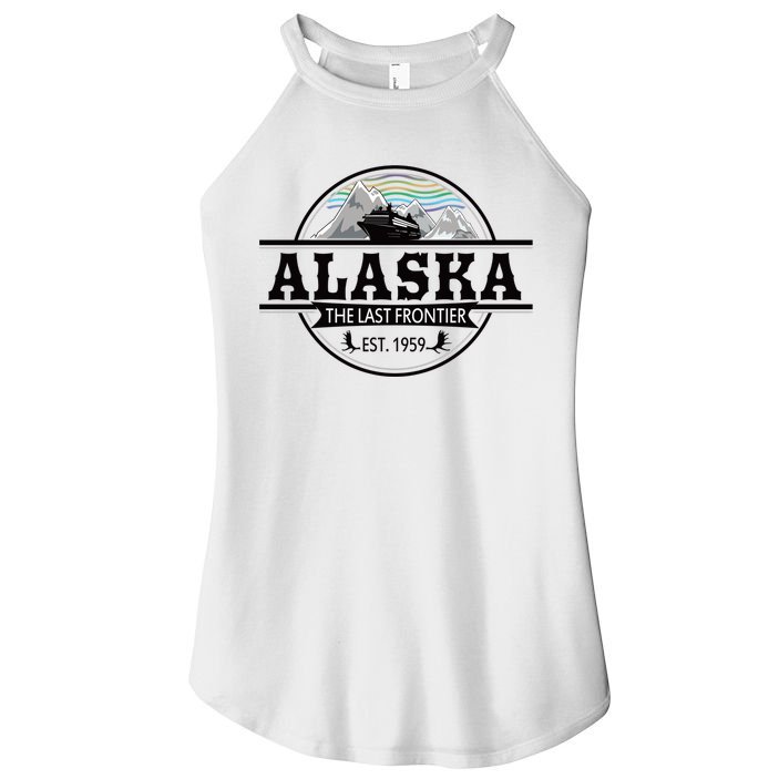 Alaska Cruise Last Frontier Family Group Trip Great Gift Women's Perfect Tri Rocker Tank