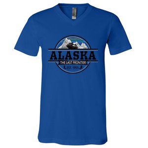 Alaska Cruise Last Frontier Family Group Trip Gift V-Neck T-Shirt