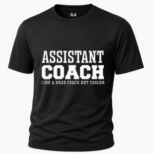 Assistant Coach Like A Head Coach But Cooler Cooling Performance Crew T-Shirt