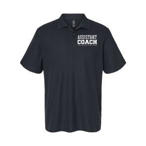 Assistant Coach Like A Head Coach But Cooler Softstyle Adult Sport Polo