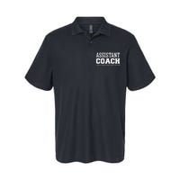 Assistant Coach Like A Head Coach But Cooler Softstyle Adult Sport Polo