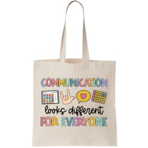 Autism Communication Looks Different For Everyone Tote Bag