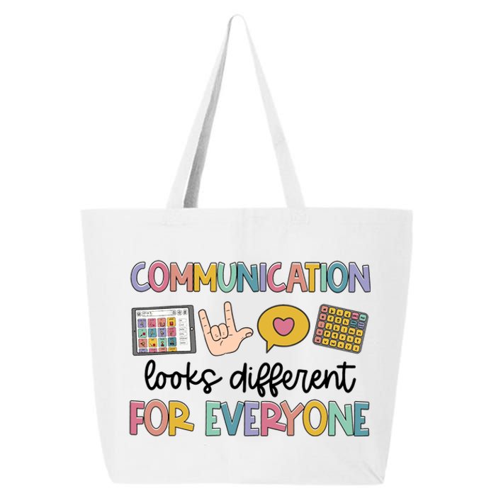 Autism Communication Looks Different For Everyone 25L Jumbo Tote