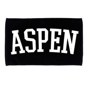 Aspen College Logo Microfiber Hand Towel